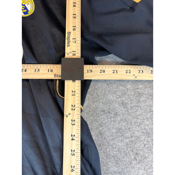 Adidas Real Madrid Bwin Football Jersey Men XL Black Climacool Soccer Sportswear - Picture 7 of 8